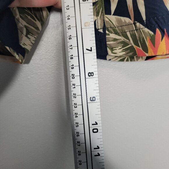 Nordstrom tropical print pull on netted drawstring Beach boating swim trunks xs - Picture 5 of 5